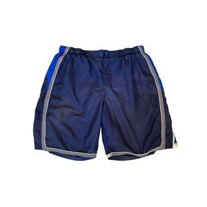 Nike Swim Trunks Vintage Shorts Size XXL Mens Swoosh Logo Blue 90s Men's